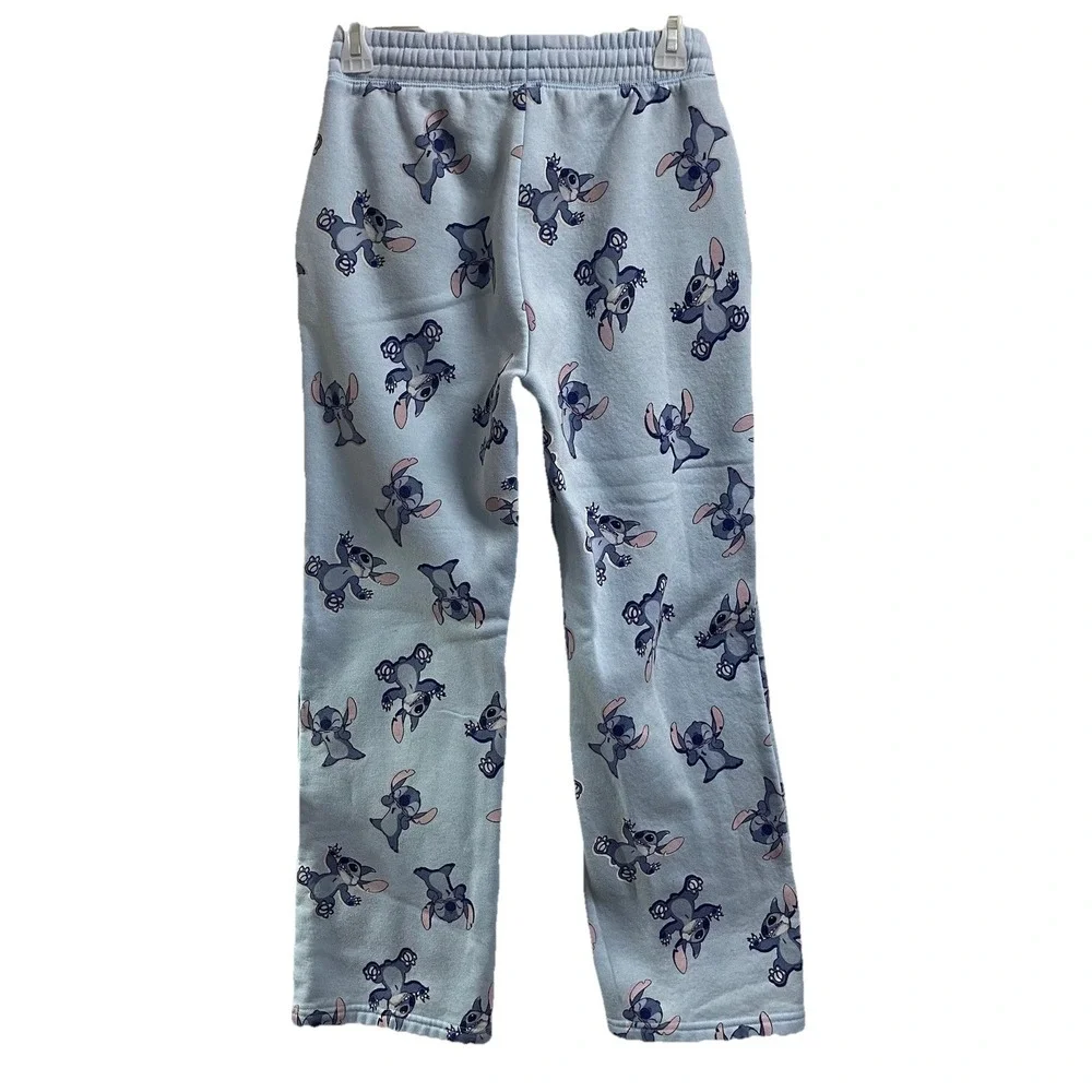 Disney Lilo &‎ Stitch Pajama Bottoms Pants Sleep Lounge Comfy Juniors Sz.XS(0-2) - Picture 2 of 5
